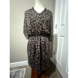 Express Women's Dress With Sleeves - Small